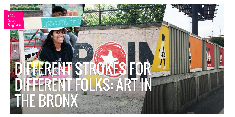 DIFFERENT STROKES FOR DIFFERENT FOLKS: Art in The Bronx